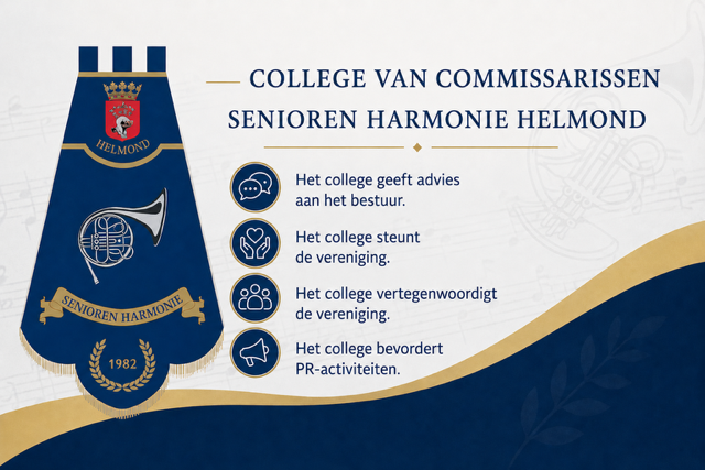 Taken van het college van commissarissen van Senioren Harmonie Helmond